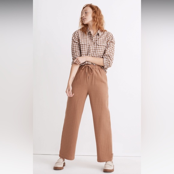 Madewell Pants - Madewell Jacquard Pull-On Trousers